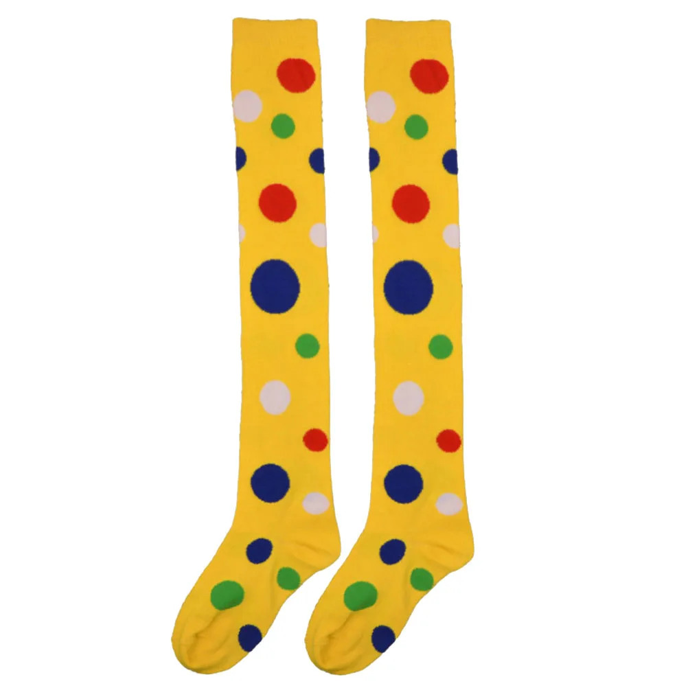 

Stockings Over The Knee Socks Clown Cosplay Performance Dance Halloween Decorations Lightweight Breathing Fabric Long