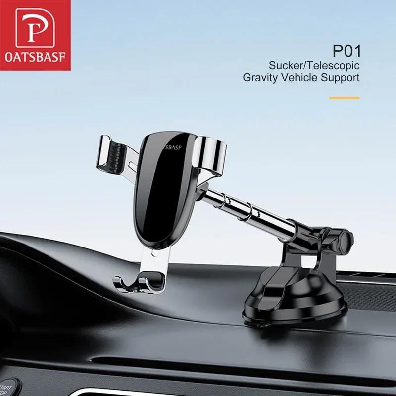 

Oatsbasf Car Phone Holder Stand Car Dashboard Gravity Support Mount Suction Phone Stand for iPhone Samsung Huawei Xiaomi Redmi