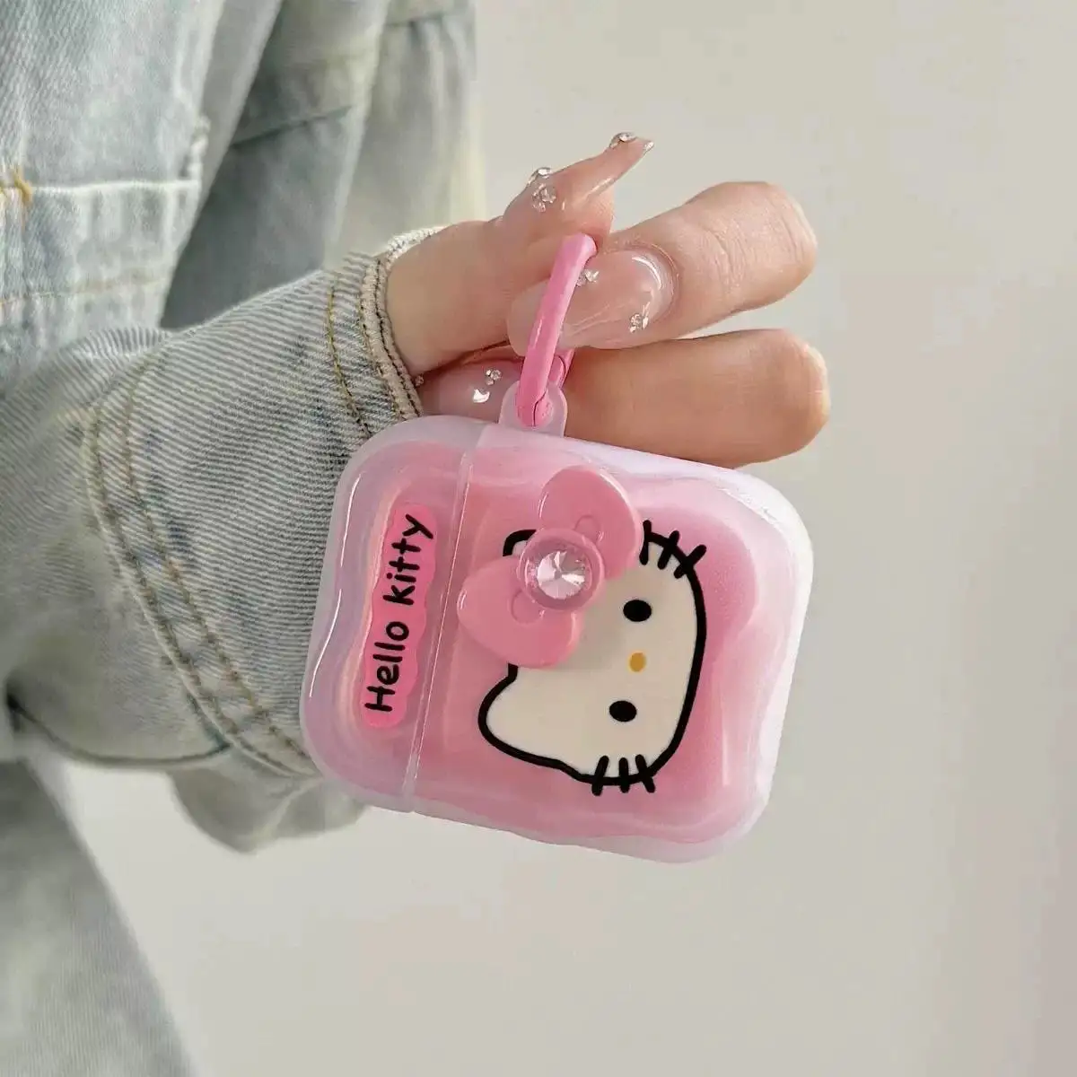 New Cartoon Cute KT Cat Case for AirPods Pro3 Pro2 Wireless Bluetooth Earphone Case for  AirPods 4 3 2 1 Silicone Protective