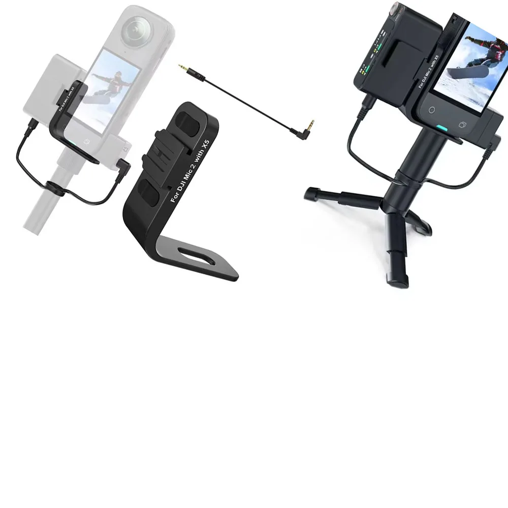 

Cold Shoe Mount for Insta360 X5 for DJI Mic 2 Receiver Audio Holder Bracket Adapter X5 Camera Accessories