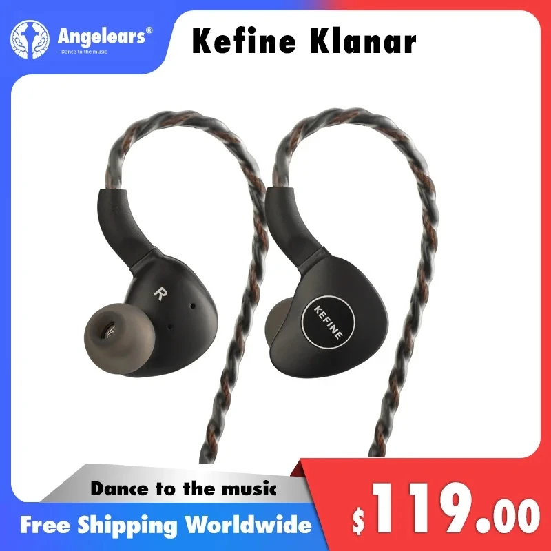 

Kefine Klanar 14.5mm Planar Driver IEM Hi-Fi Wired Earphone Earbuds Ergonomic Design with Detachable Cable