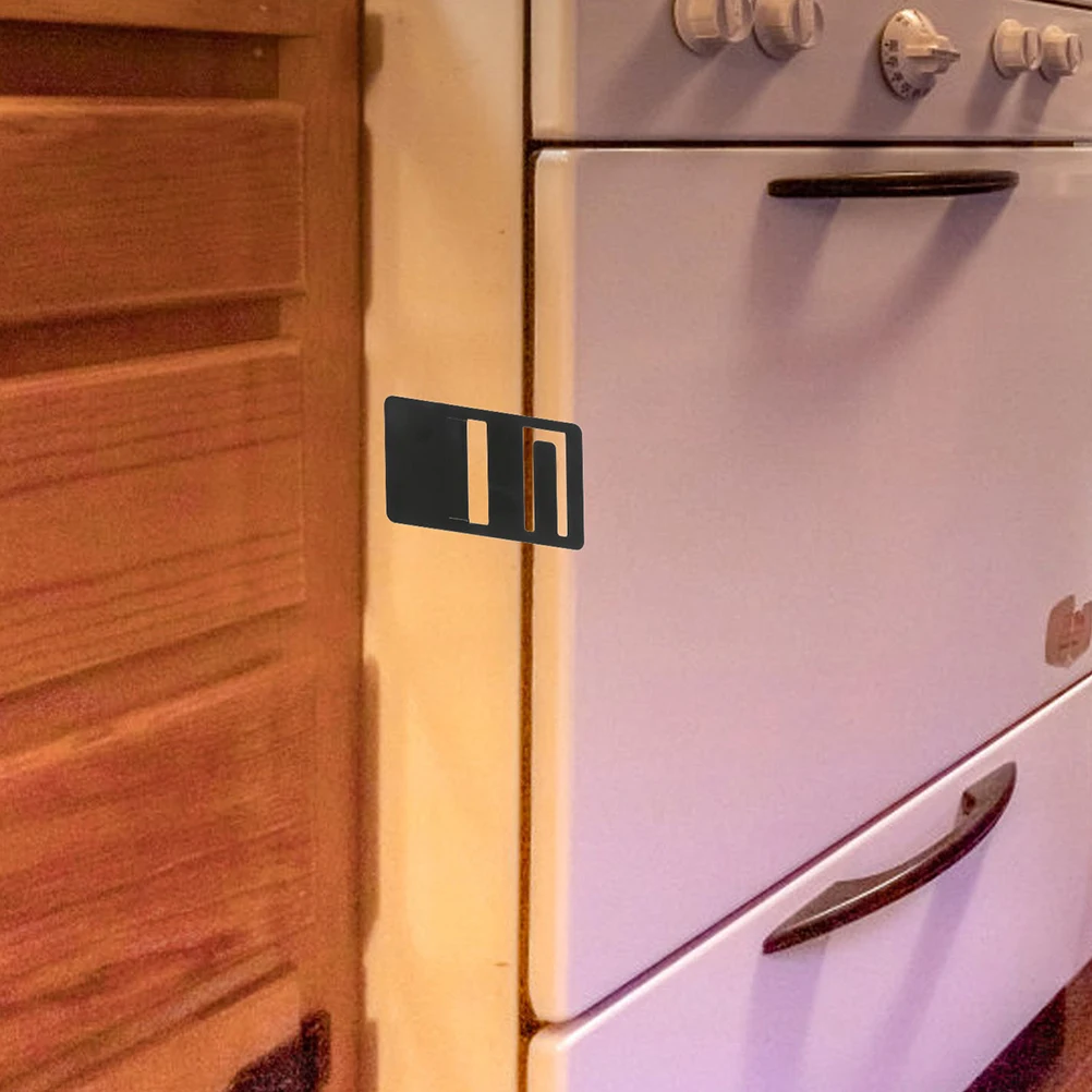 

2pcs Black Refrigerator Door Lock Clips for Rv Fridge Compatible DM26XX DM28XX Easy Installation Durable ABS Secure Locking