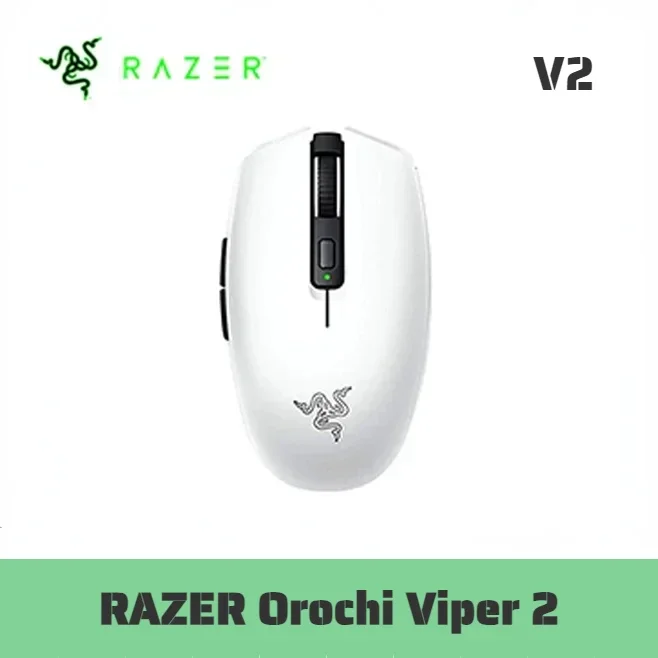 Новейшая беспроводная Bluetooth-Мышь Razer Orochi Viper 2, эргономичная игровая мышь V2, игровой компьютер с аккумулятором, ноутбук, компьютер, офис