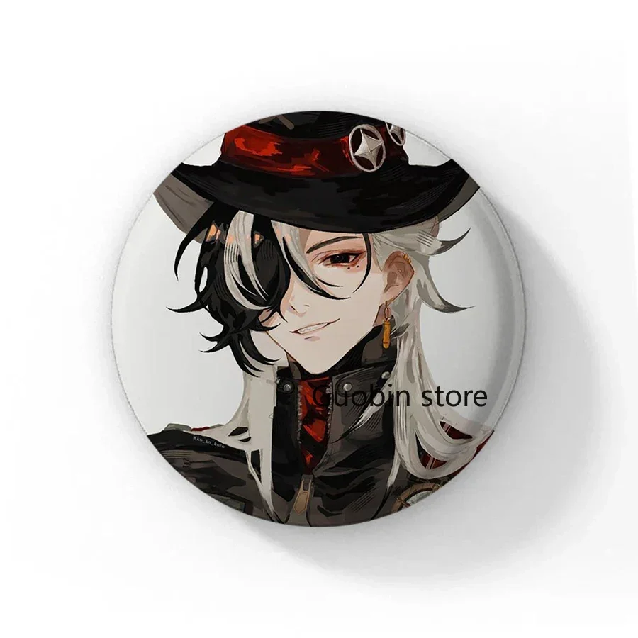 58mm New Anime Game Honkai:Star Rail Character Boothill Button Pin Cute Boothill Fanart Brooch Badge for Gamer and Fans