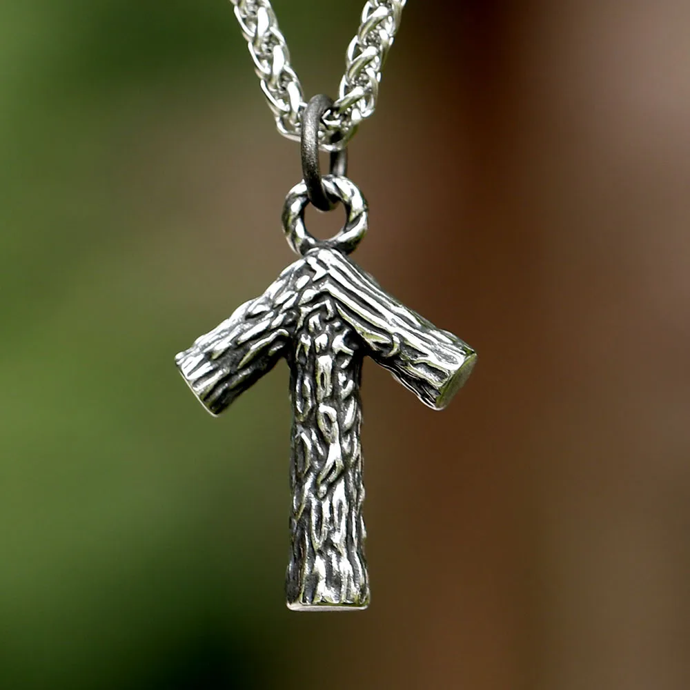 

2023 New Design 316L Stainless Steel Men's Pendant Viking Rune Pattern Fashion Pendant Retro Color Jewelry free shipping