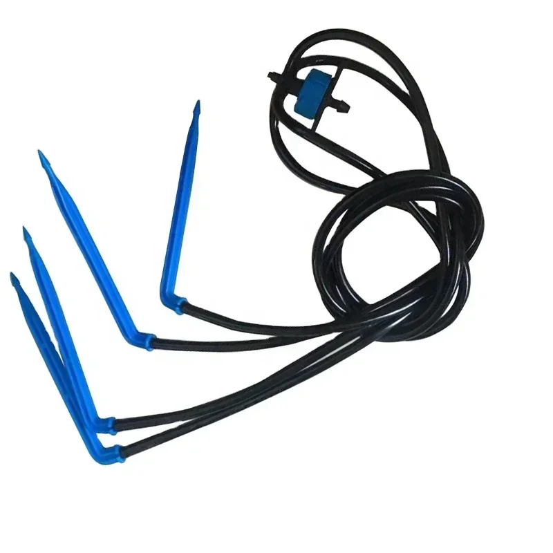 Water Saving Drip Irrigation System Bend Arrow Dripper 2 Or 4 Ways Drip Arrow Set For Greenhouse Potted Plants HOT SALES