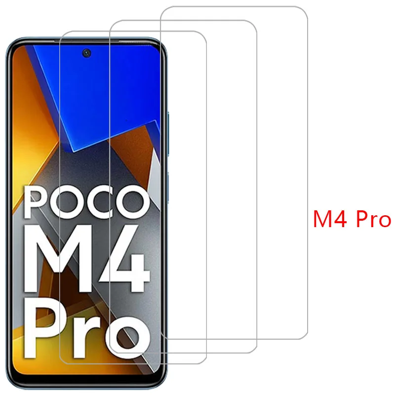 screen protector for xiaomi poco m4 pro 4g 5g protective tempered glass on pocom4 m 4 4m m4pro pocom4pro phone film glas xiomi