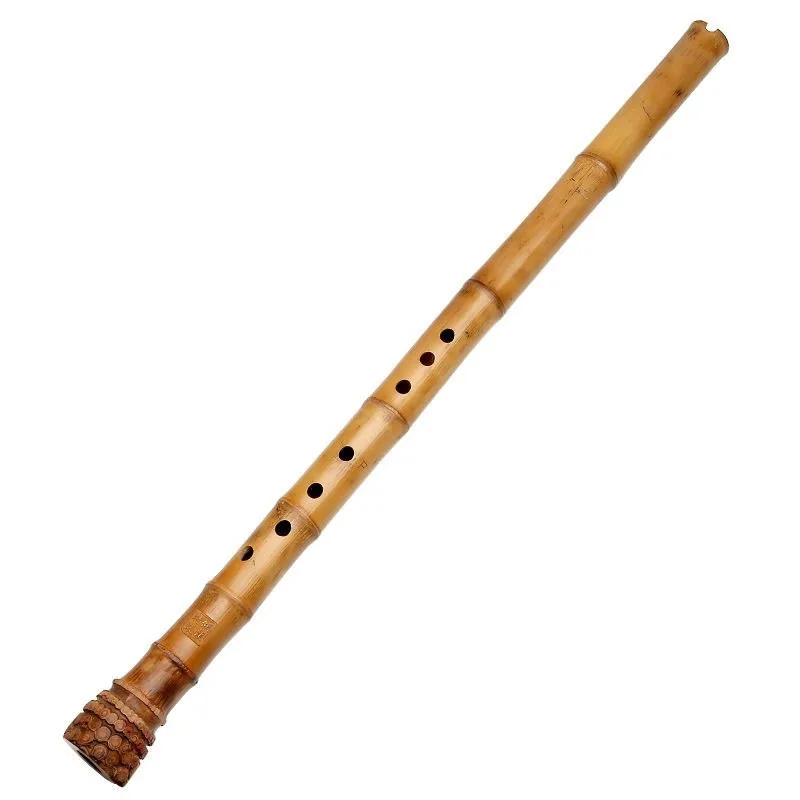 

Hooqu Professional Grade 8 Holes Beginner Big Head Shakuhachi Hole Hole Flute 6 Holes GF Adjusted Purple Bamboo Flute