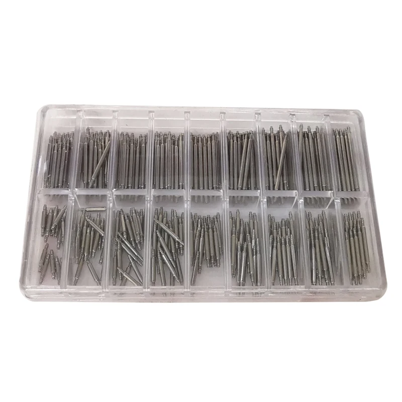 สปริงบาร์304L สแตนเลสคุณภาพสูง360ชิ้นสำหรับสายนาฬิกากำไลข้อมือขนาดเส้นผ่าศูนย์กลาง1.5มม. 8-25มม.