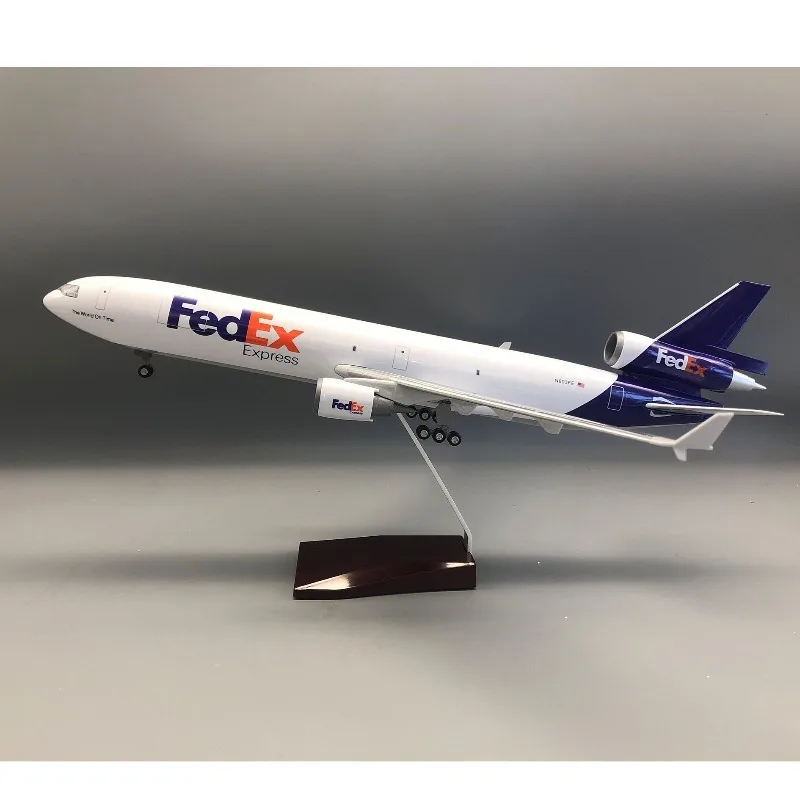 1:130 McDonnell Douglas MD-11 Federal Cargo Aircraft Model, Simulating Static Aircraft, Interior Decoration Crafts