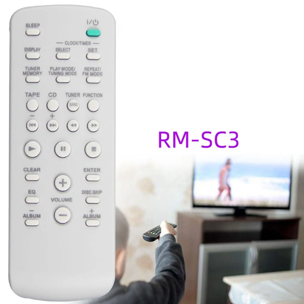 For Sony CD HIFI System Audio Remote Control RM-SC3 RM-SC30 RM-SC50 RM-SC55 MHC-RG29 MHC-RG490S CMT-EH10 CMT-U1 CMT-CPZ1