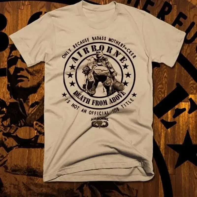 Airborne Paratrooper T Shirt 82Nd Division 101St Air Assault Rangers Military