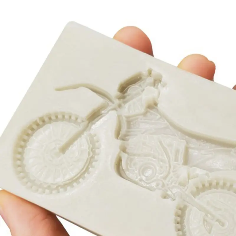 Motorcycle Mold Handmade Soap Bar Craft Kitchen Baking Fond Home Gift Dropshipping