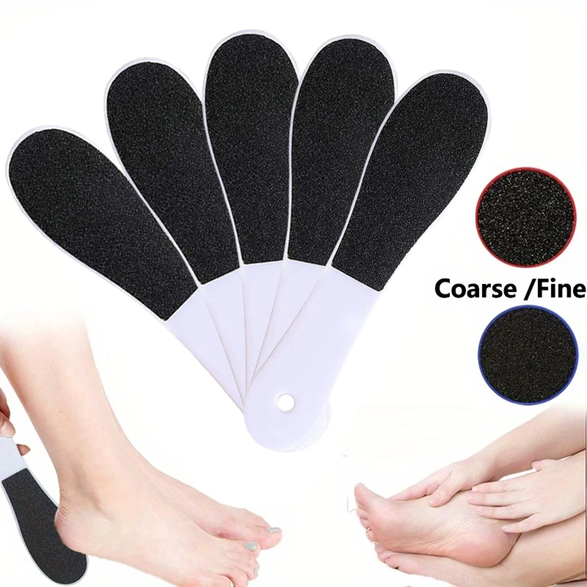 

Double-Sided Foot File Board Removing Dead Skin Grinding Foot Tool Durable Plastic Easy to Clean Foot Care Durable Plastic Board