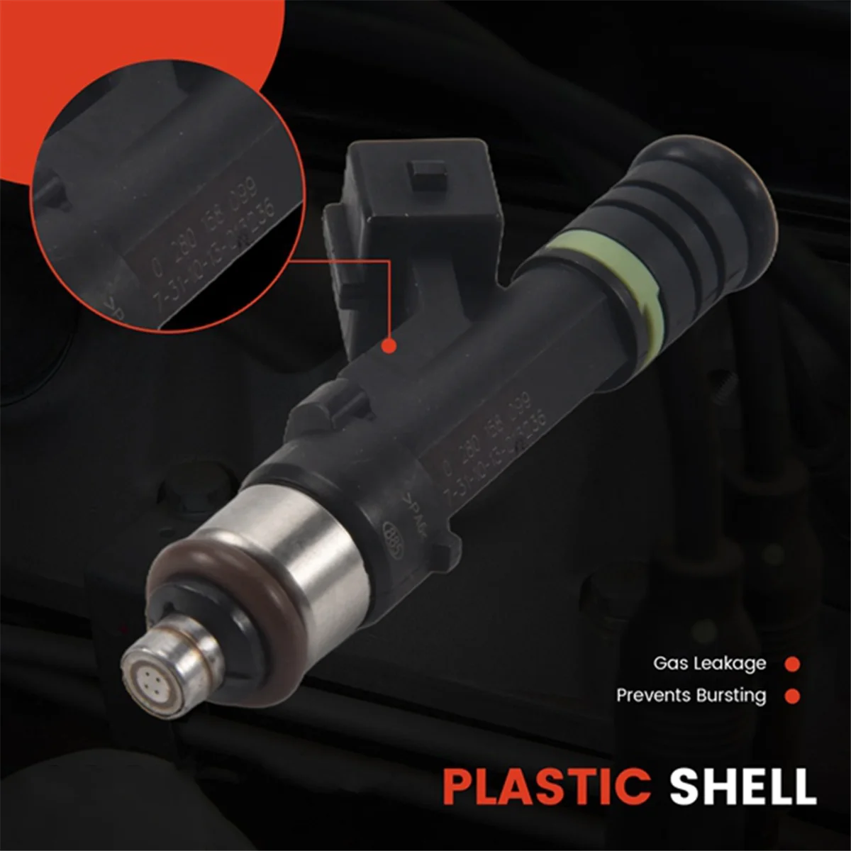 

A67F-4PCS Fuel Injectors Nozzle 0280158099 for Opel Vauxhall Antara 2.4 Chevrolet Captiva 2.4L 2008-2010