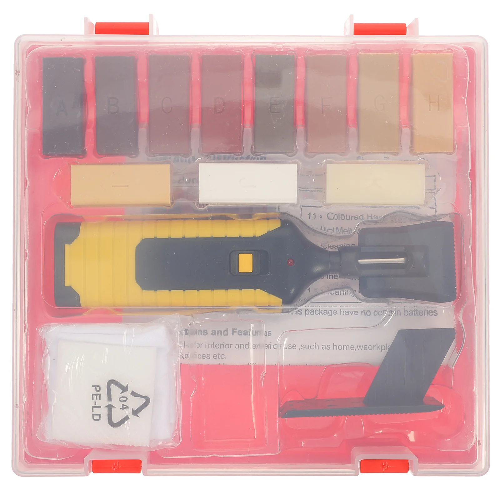 

1 Set Laminate Floor Repair Kit Wax Blocks Fast Heating Technology Wood Scratch Repair Furniture Floor Filler Scratch Remover