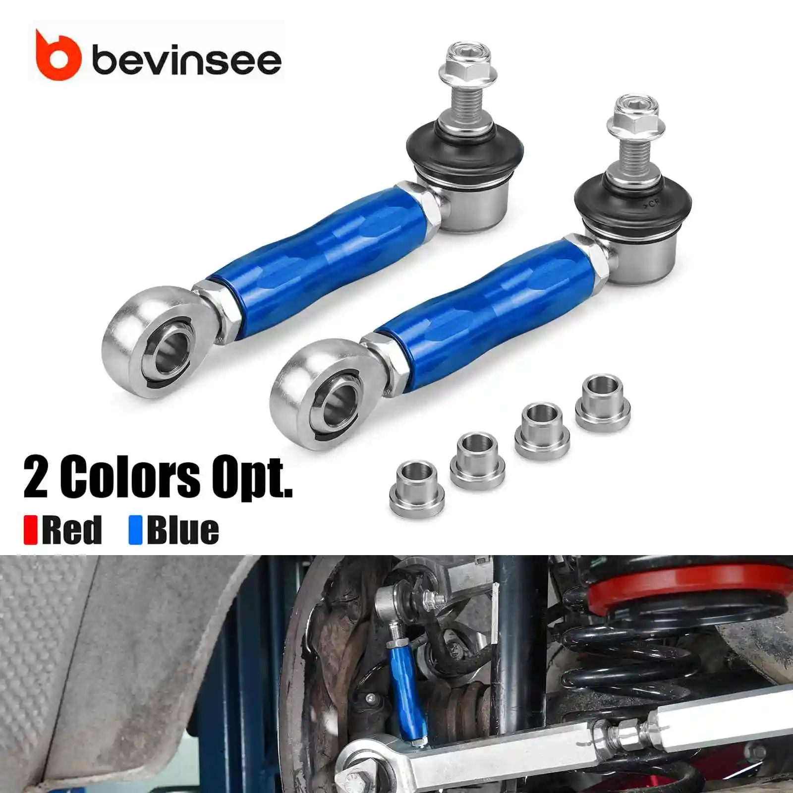 

Stabilizer Link Adjustable Rear Sway Bar End Link Kit for BMW E90 E91 E92 E93 E81 E82 E87 E88 2005-2013 Replaces 33556764428