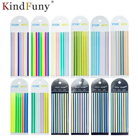 12 Packs 1920 Sheets Transparent Sticky Notes Self-Adhesive Memo Pad Index Tabs - Bookmarks Annotation Stationery