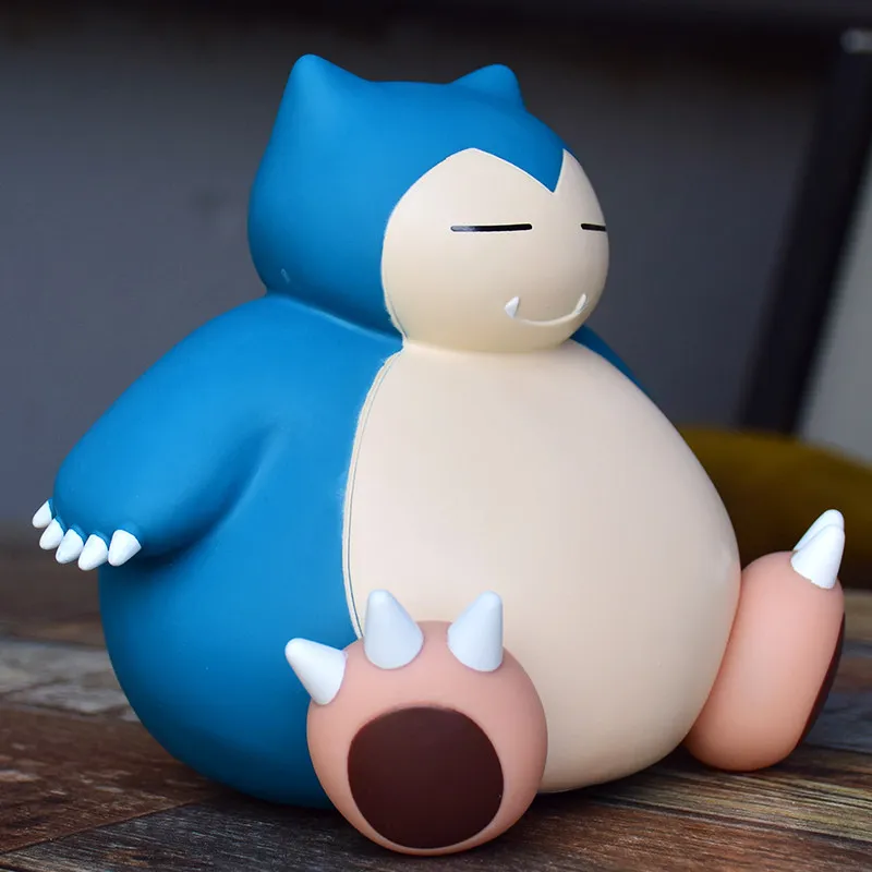 In Stock Anime Figure Pok é Mon Action Figure Piggy Bank Collectible Trendy Toys Desktop Ornament Cute Coin Storage Box Fan Gift