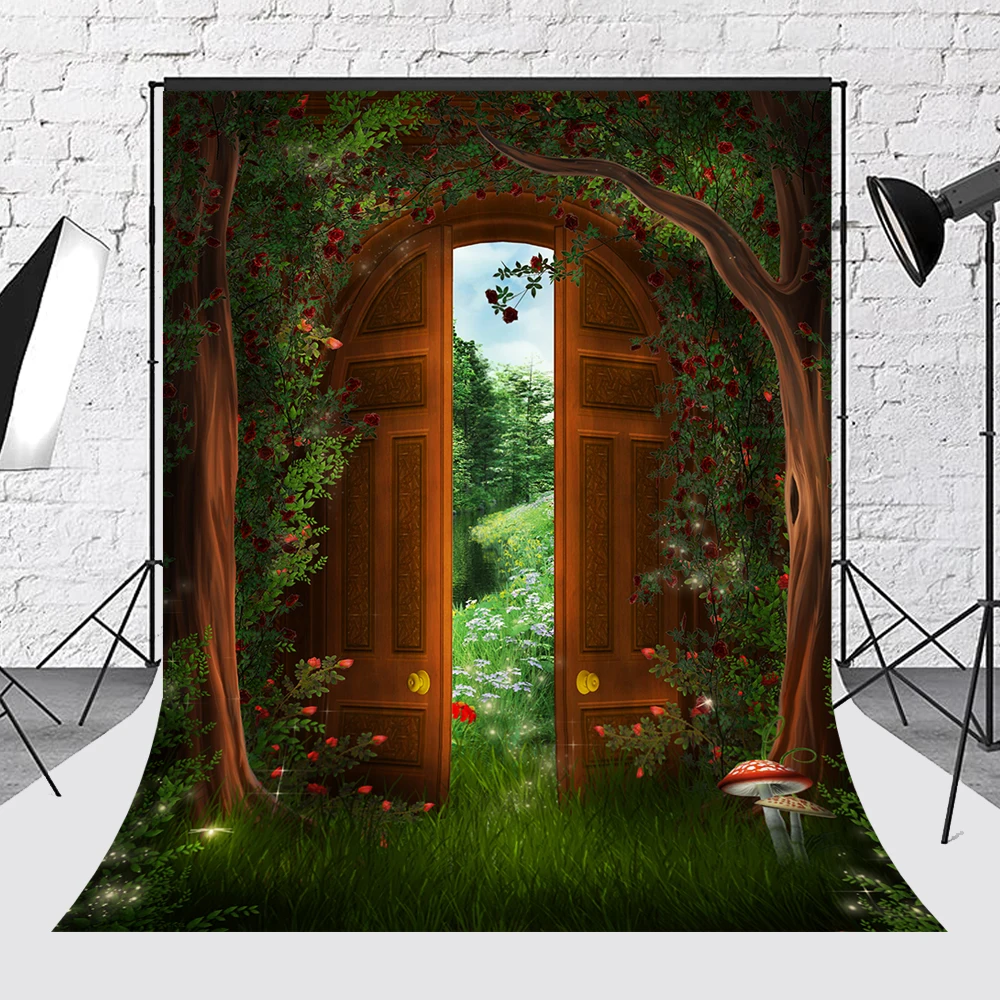 Bonvvie Backdrop Fairy Tale Forest Wonderland Magic Dreamy Jungle Baby Birthday Photographic Background Photo Studio Photophone