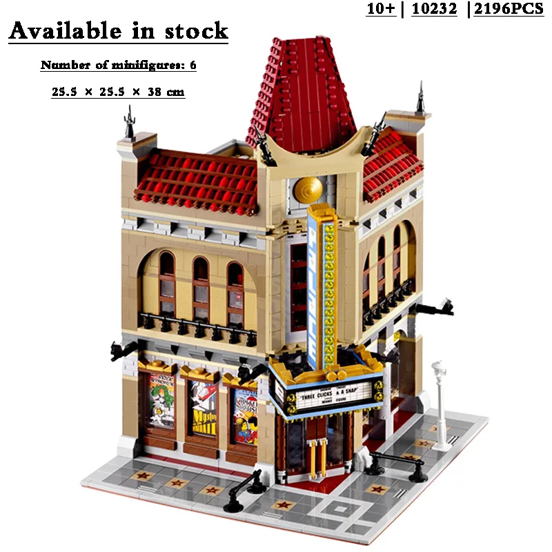 

Spot 10232 Palace Cinema Compatible Modular Building Block Tile Educational Toy Birthday Gift Children's Christmas Gift 15006