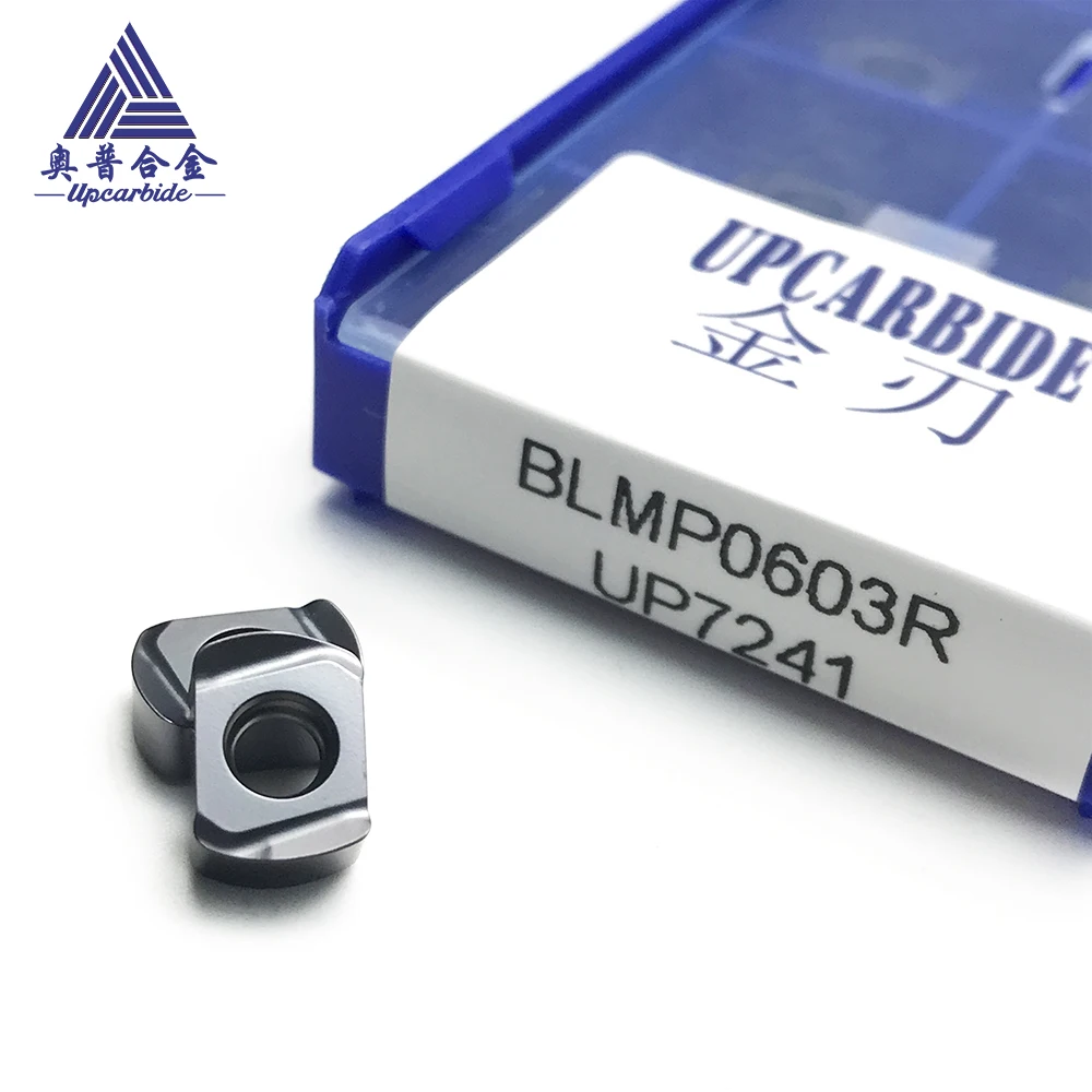 10Pcs/Box BLMP0603R Carbide Inserts - CNC Milling & Turning Tools for Steel with Hardness ≤ HRC 30