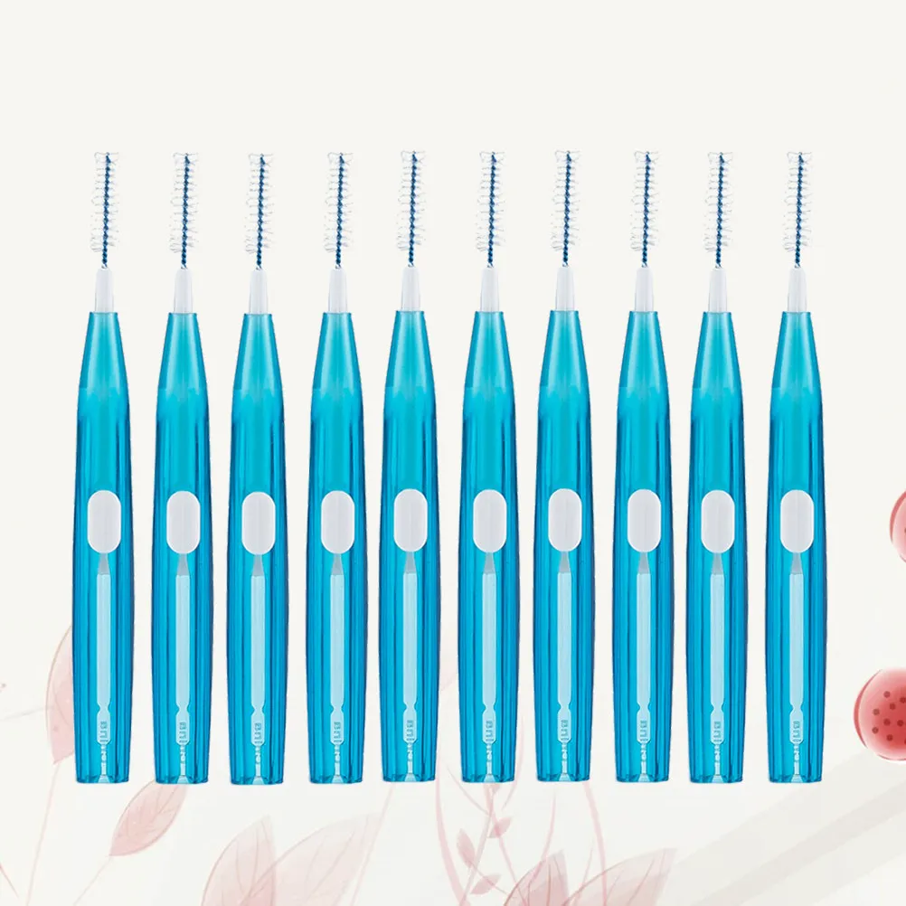 10Pcs Interdental Brushes High Quality Orthodontic Cleaning for Home Hospital Oral Care Tool Floss Brush Toothpick Brush