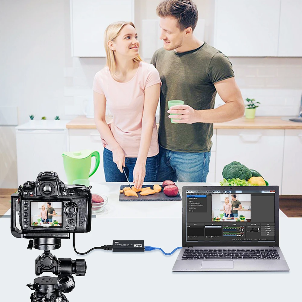 USB 3.0 4K HDMI-متوافق مع بطاقة التقاط الصوت والفيديو 1080P 60FPS بطاقة التقاط الصوت والفيديو المنتزع للبث يعمل ل PS4/الكاميرا/الكمبيوتر #1