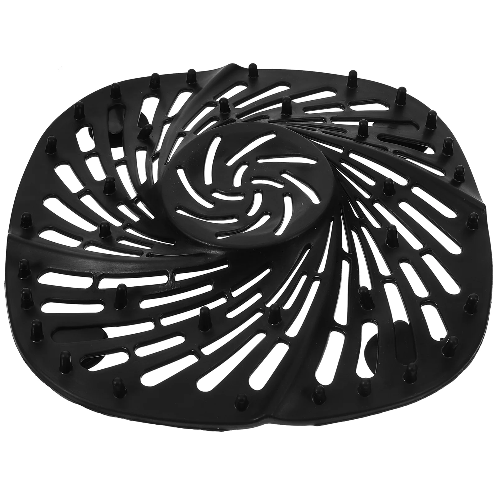 

Anti-blocking Drain Cover for Kitchen Bathroom Sink Black Thermoplastic Rubber Shower Hair Catcher Tub Bathtub Drain Filter