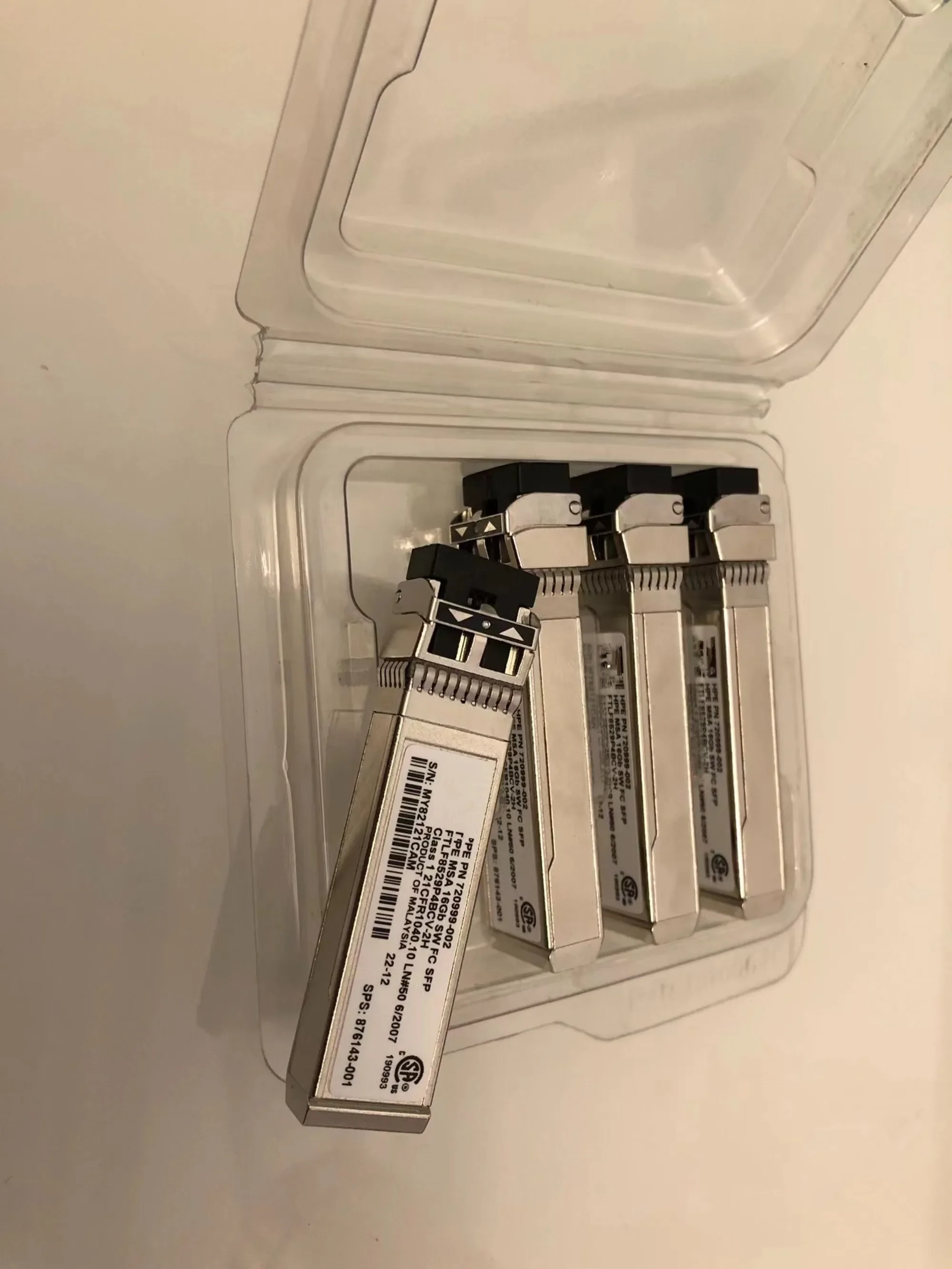 

Storage Fiber Module MSA 16Gb 720999-002 FTLF8529P4BCV-2H 876143-001 MSA2040 C8R24B C8R09A MSA2050 717870-001 16G SW FC SFP