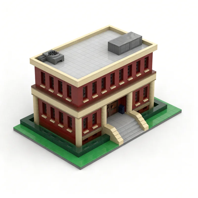 3004pcs MOC SIMPSON Library Springfield Creator Expert Model Building Blocks Toy Architecture Christmas Gift Brick Idea Kids