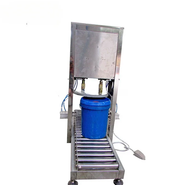 

Plastic Bucket Capping Machine / Paint Bucket Capper / Paint Bucket Filling Sealing Machine