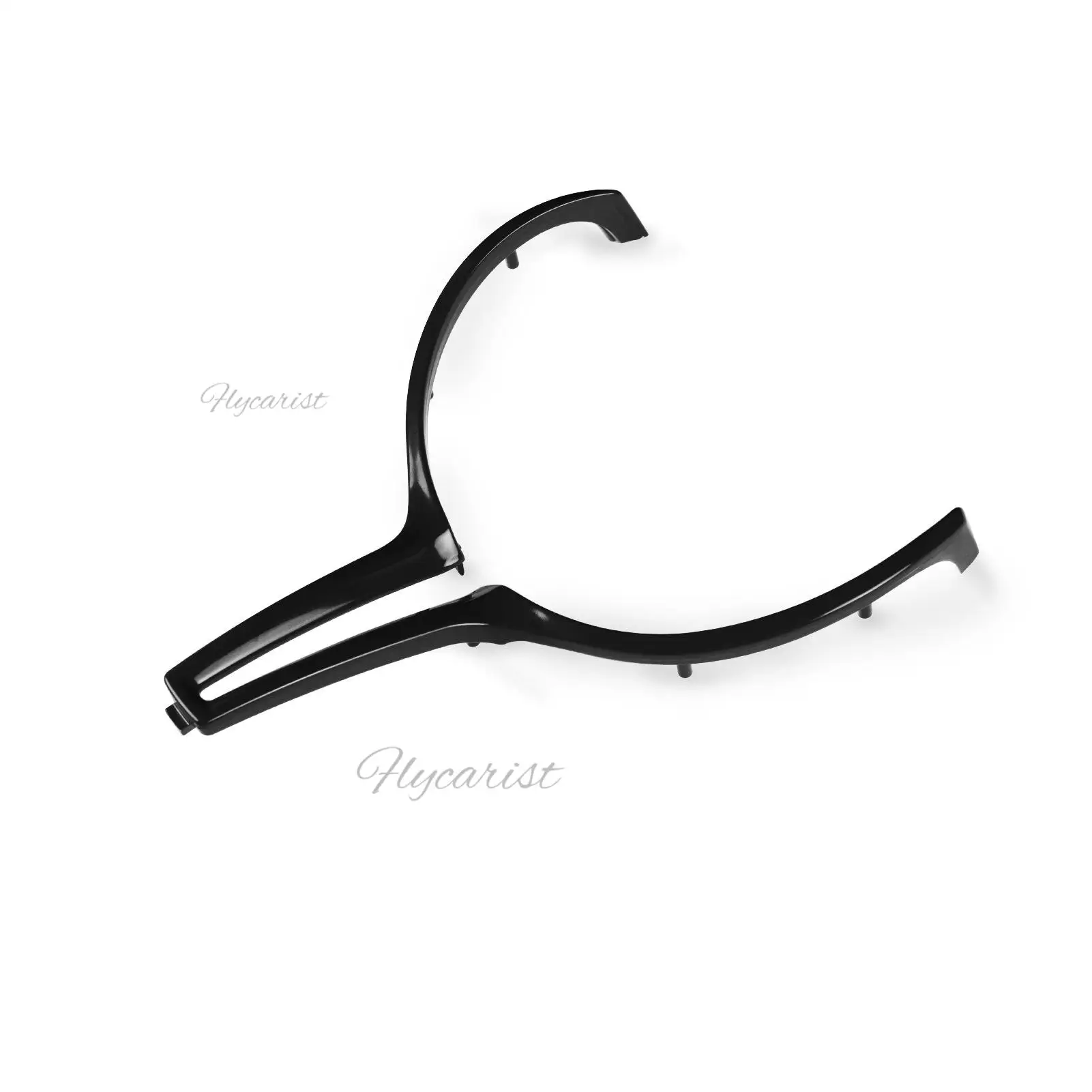Black Steering wheel cover Inner Trim For BMW M2 F87 M3 F80 M4 F82 F12 X5M X6M image 3