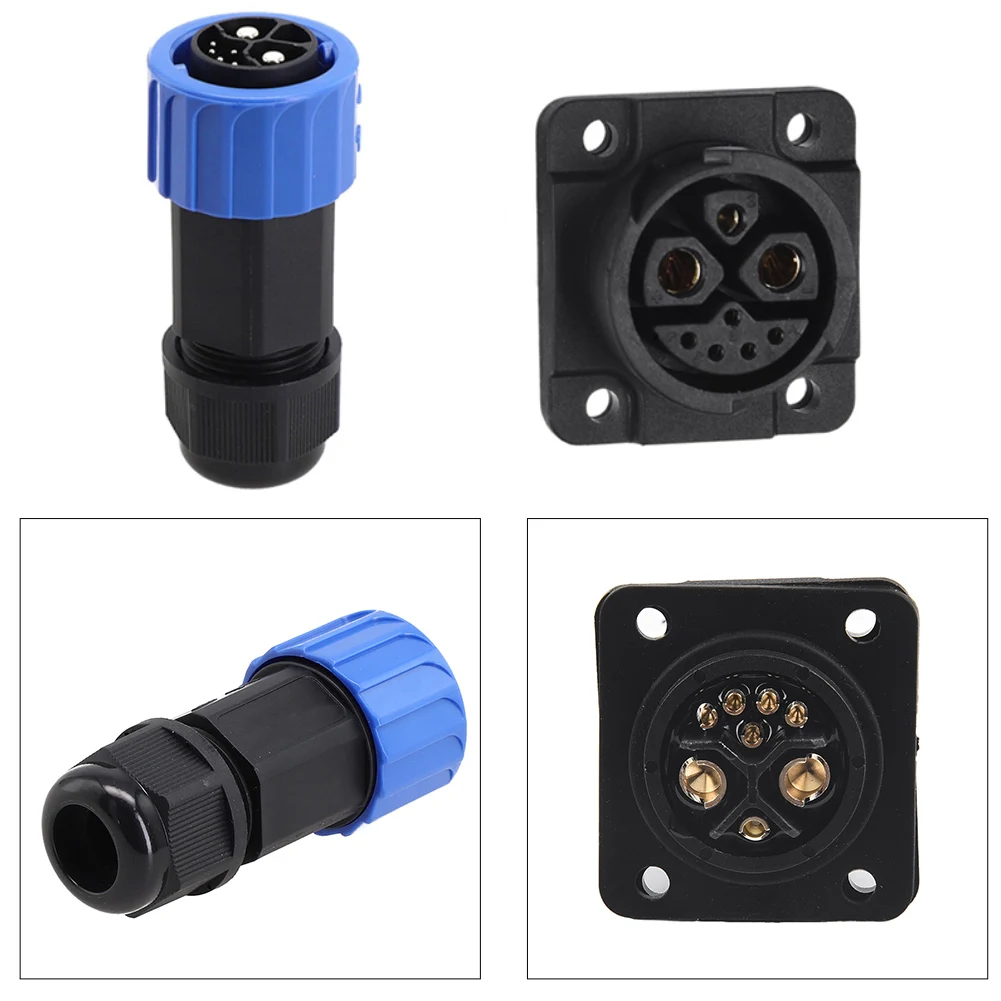 Motorcycle Battery Connector Kit with IP67 Protection 8 Cores for Reliable Charging in Challenging Environments