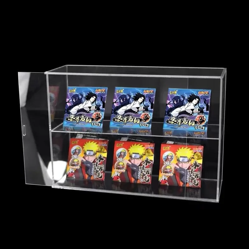 Transparent Desktop Storage Box Toy Badge Display Organizer Millet Doll & Miscellaneous Jewelry Display Rack Clear Plastic