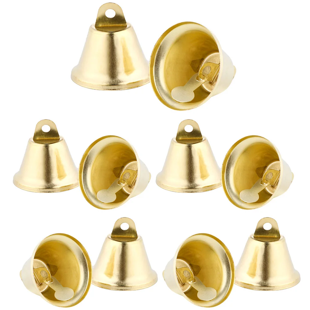 

30pcs Christmas Bell Ornaments DIY Hanging Decor Pendant Charms Small Accessories Tree Decorations Xmas Scene
