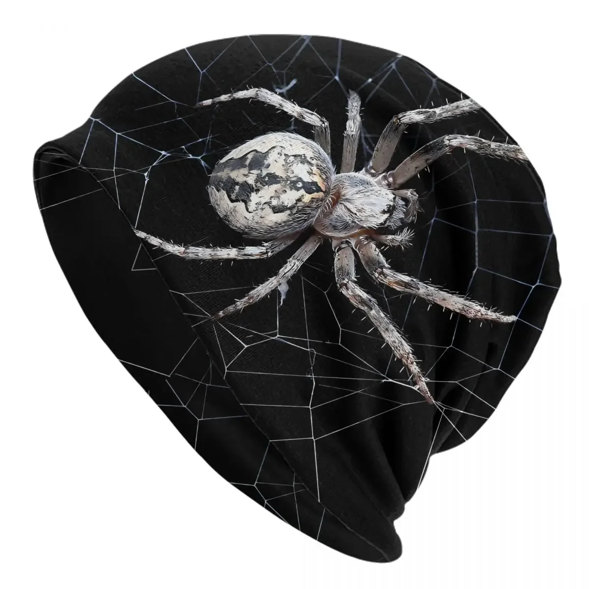 Big On Cobweb Skullies Beanies Fashion Caps For Men Ski Caps Bonnet Hats