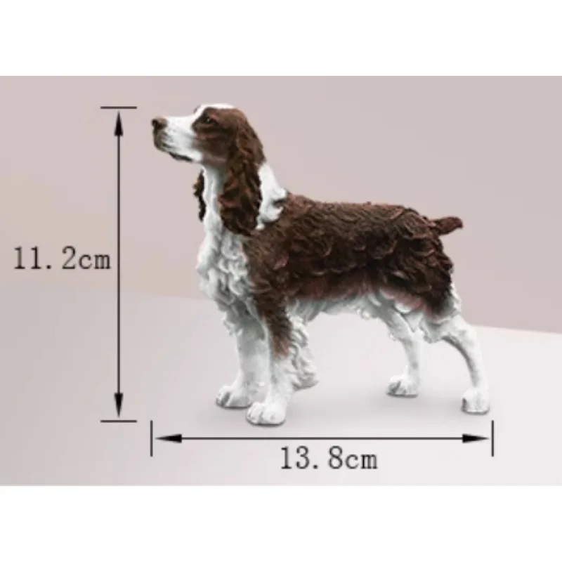 

1/6 Scale Springer Spaniel Dog Model Resin Simulation Animal Standing Posture for 12Inch Soldier Toy Action Figures Scene Props