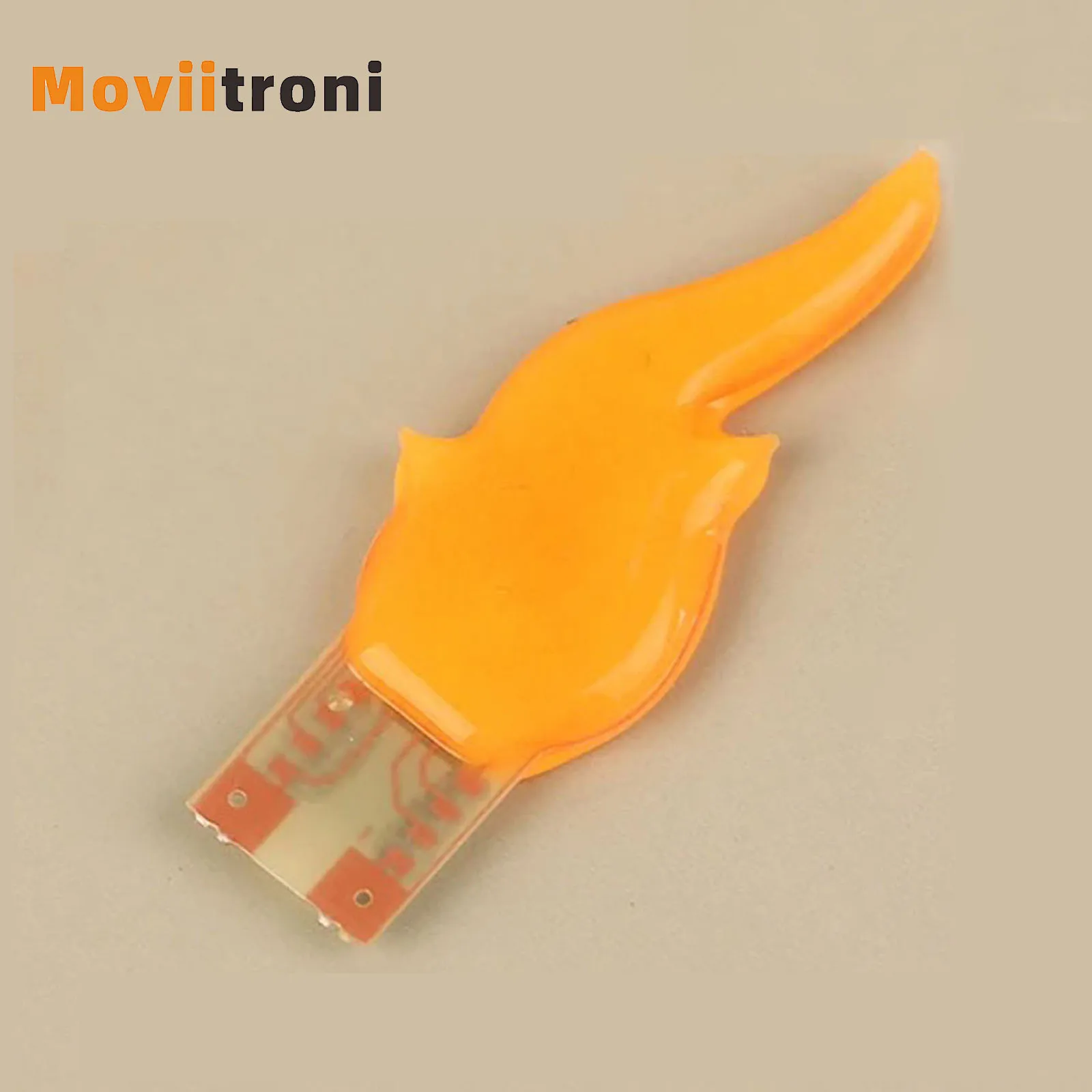 2pcs DC3-5V LED Filament Cob Flash Candles Edison 1800k Diode Light Decoration Light Bulb Accessories Diy Retro Candle Light