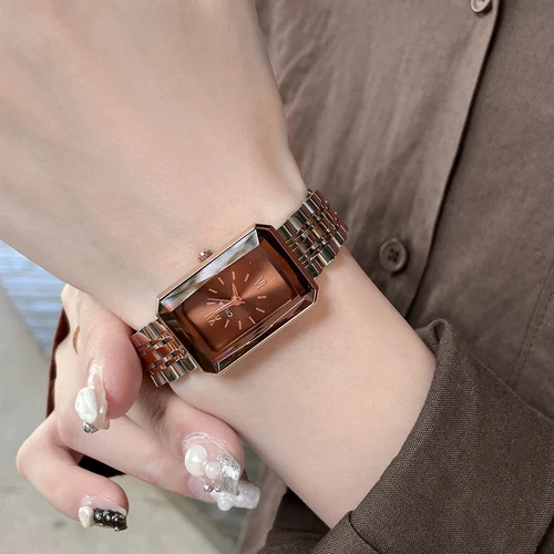 Imagen 2 del producto 2025 reloj retro para mujer, reloj ligero de lujo con arte de nicho de alta gama, marca auténtica para mujer