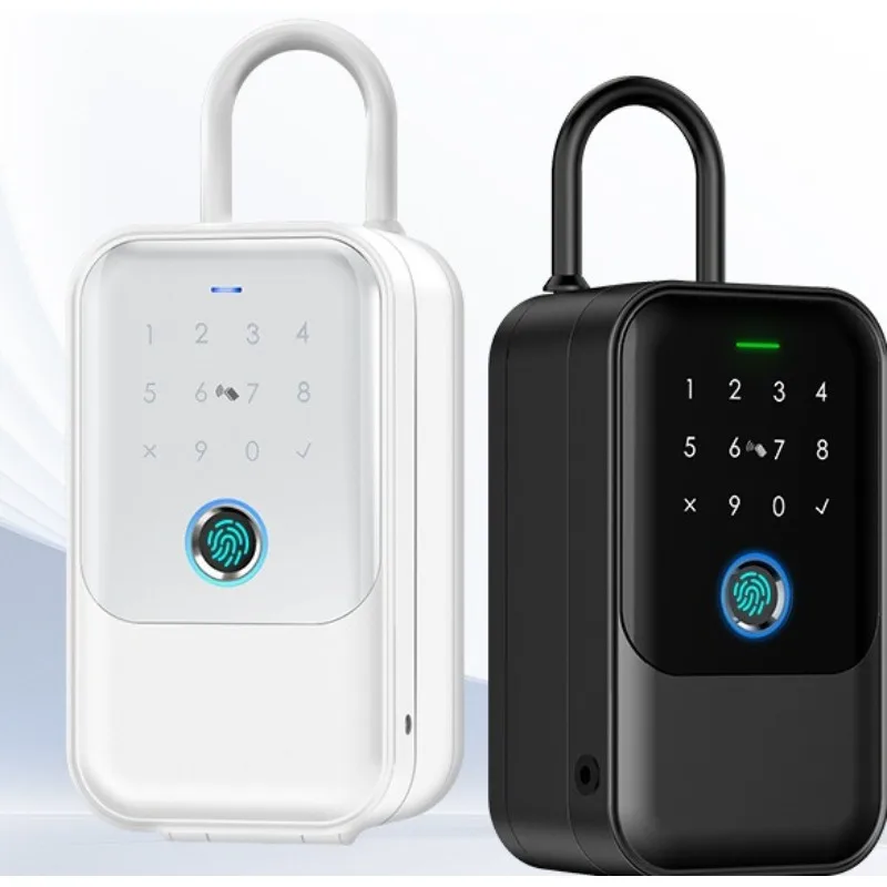 Outdoor waterproof new smart key box, fingerprint password swipe card