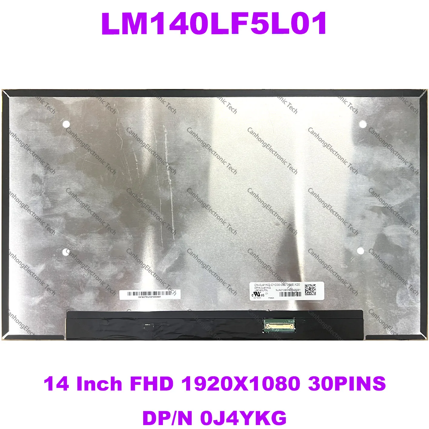 

14.0" IPS LED LCD Screen For LM140LF5L 01 1920X1080 FHD Display Panel eDP 30PINS Test Panel Replacement LM140LF5L01 DP/N 0J4YKG