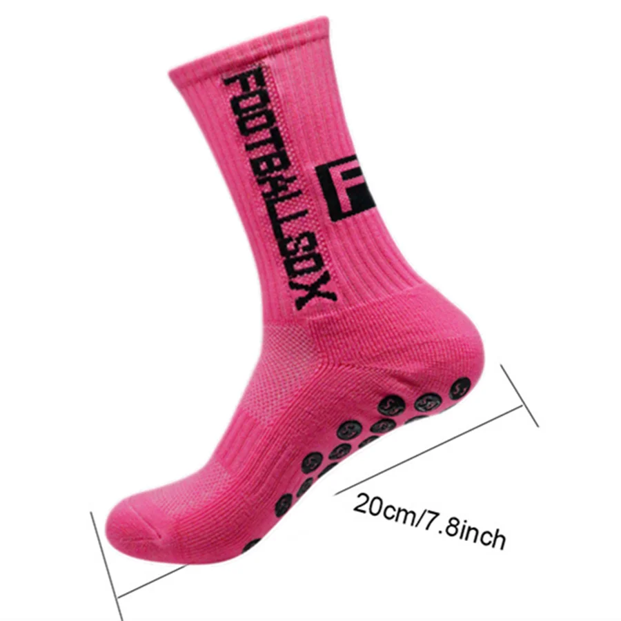 3/6/9pairs Men Women Non Slip Grip Socks Shockproof Towel Bottom For Soccer Baseball view 6