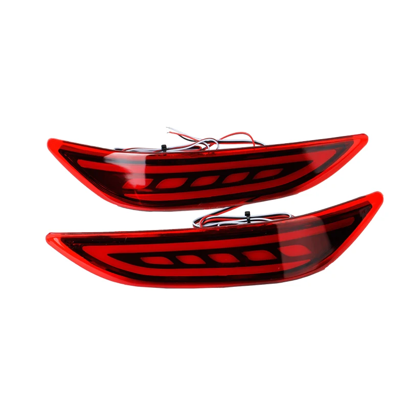 OKEEN 2pc Rear Bumper Reflector Lights For Honda CITY 2015 2016 Car Driving Brake Light Rear Stop Tail Lamp Auto Accessories 12V