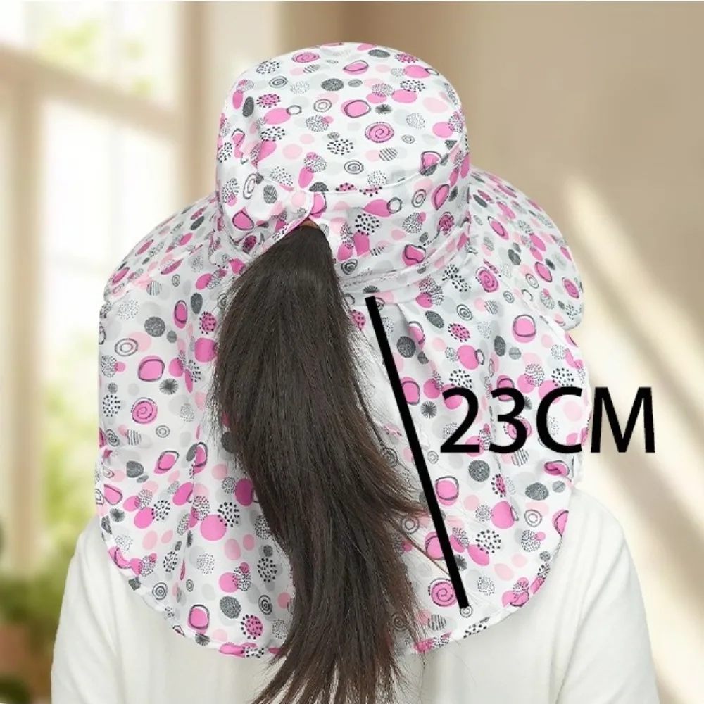 Fashion Adjustable Wide Brim Hat Breathable Wide Brim Sun Protection Hat Anti-UV Summer Sunshade Hat for Summer Season