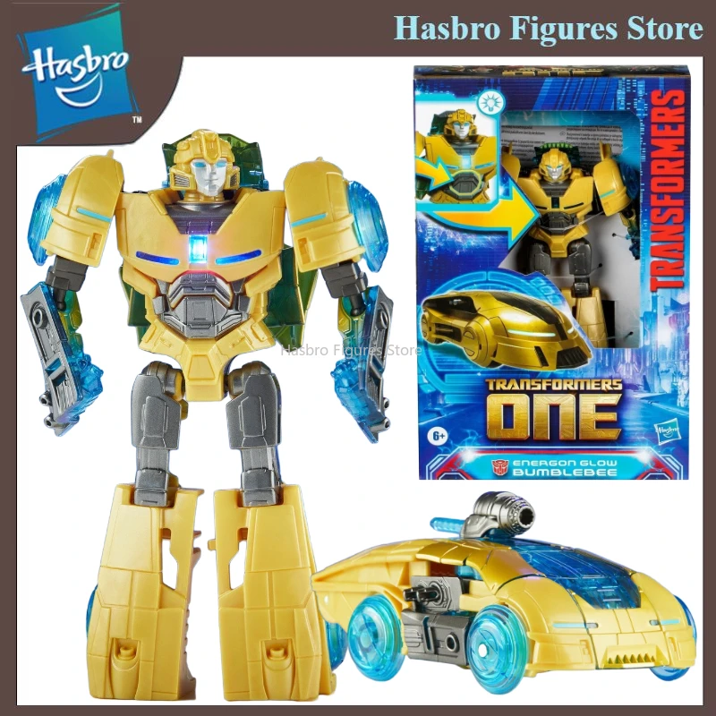 In Stock HASBRO TRANSFORMERS ONE Energon Glow Bumblebee Action Figure Model Collection Hobby Toy Gift