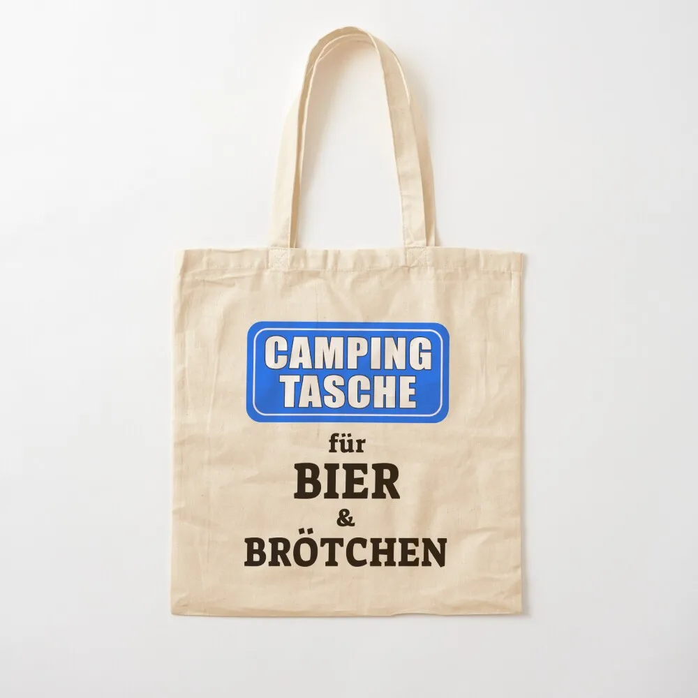 Camping bag for beer and rolls Tote Bag reusable shopping bag handbag