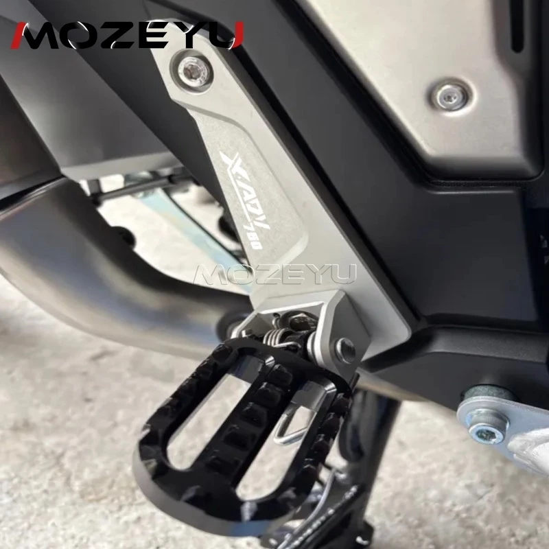 FOR HONDA X-ADV 750 2021-2025 2026 XADV 750 Folding Foot Peg Pedal Footrest CNC Aluminium Side Stand Enlarger Extension X-ADV750