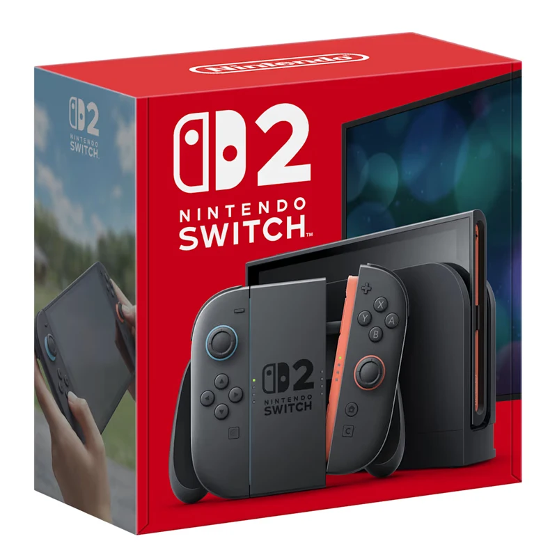 Nouvelle console de jeu Nintendo Switch 2 NS2, console de jeu portable, écran tactile LCD de 7,9 pouces, design magnétique, stockage de 256 Go, résolution 4K, fréquence d'images jusqu'à 120 ips