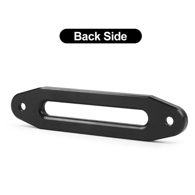 

B07A-2Pcs 10 Inch 12000 DBS Winch Rope Guide Hawse Aluminum Fairlead For Off Road 4WD Rope Silver Rope Guide Wire Guide Parts Bl